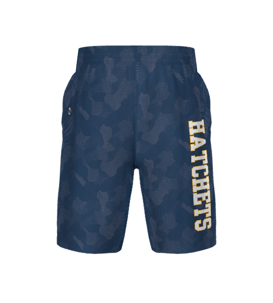 Camo Hatchet Sublimated Youth Pocket Shorts