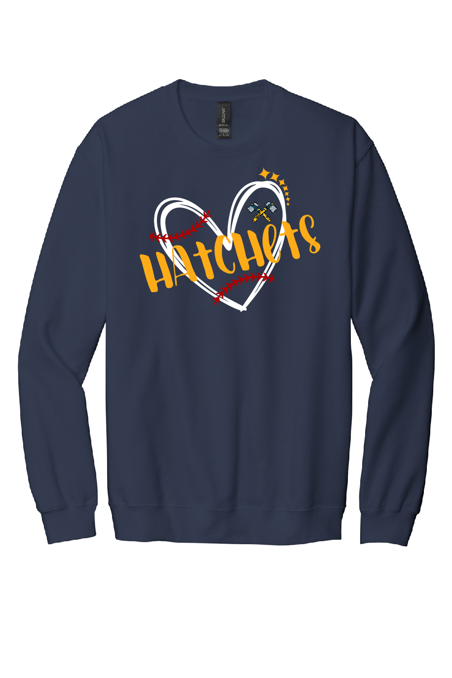 Baseball Heart Crewneck