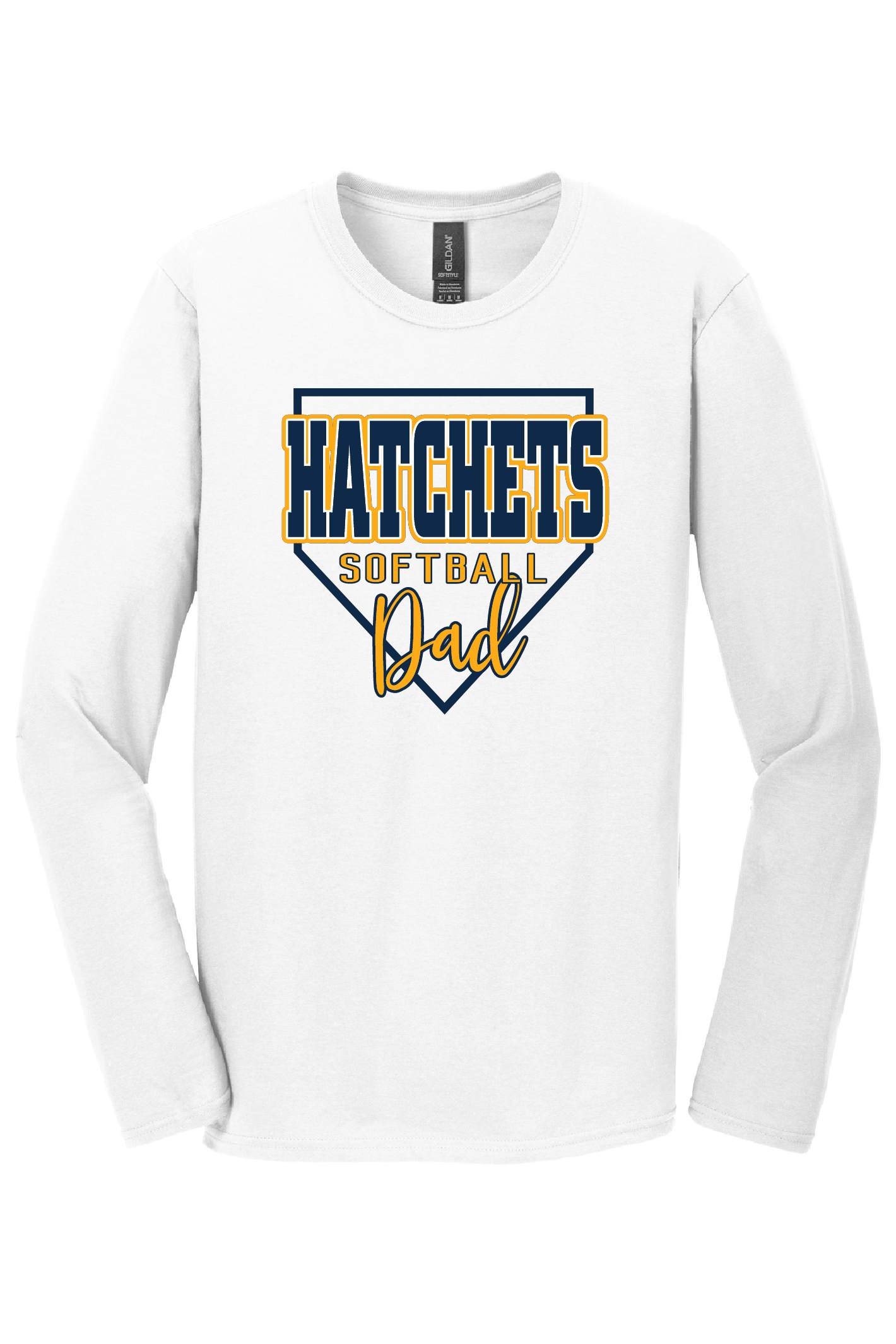 Tomahawk Softball Dad Long Sleeve