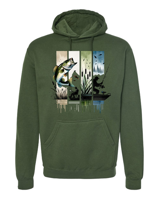 Fishing  Hooded Sweatshirt