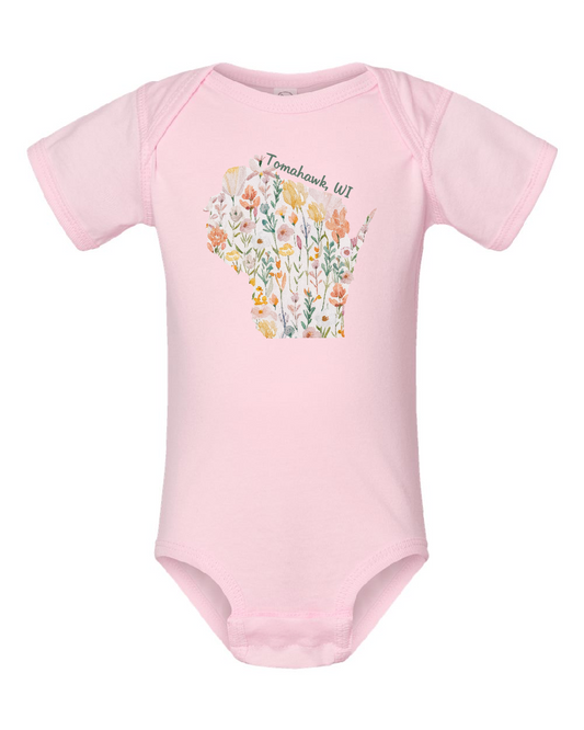Floral WI Infant Bodysuit