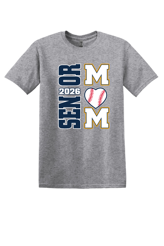 Baseball Senior Mom Tee