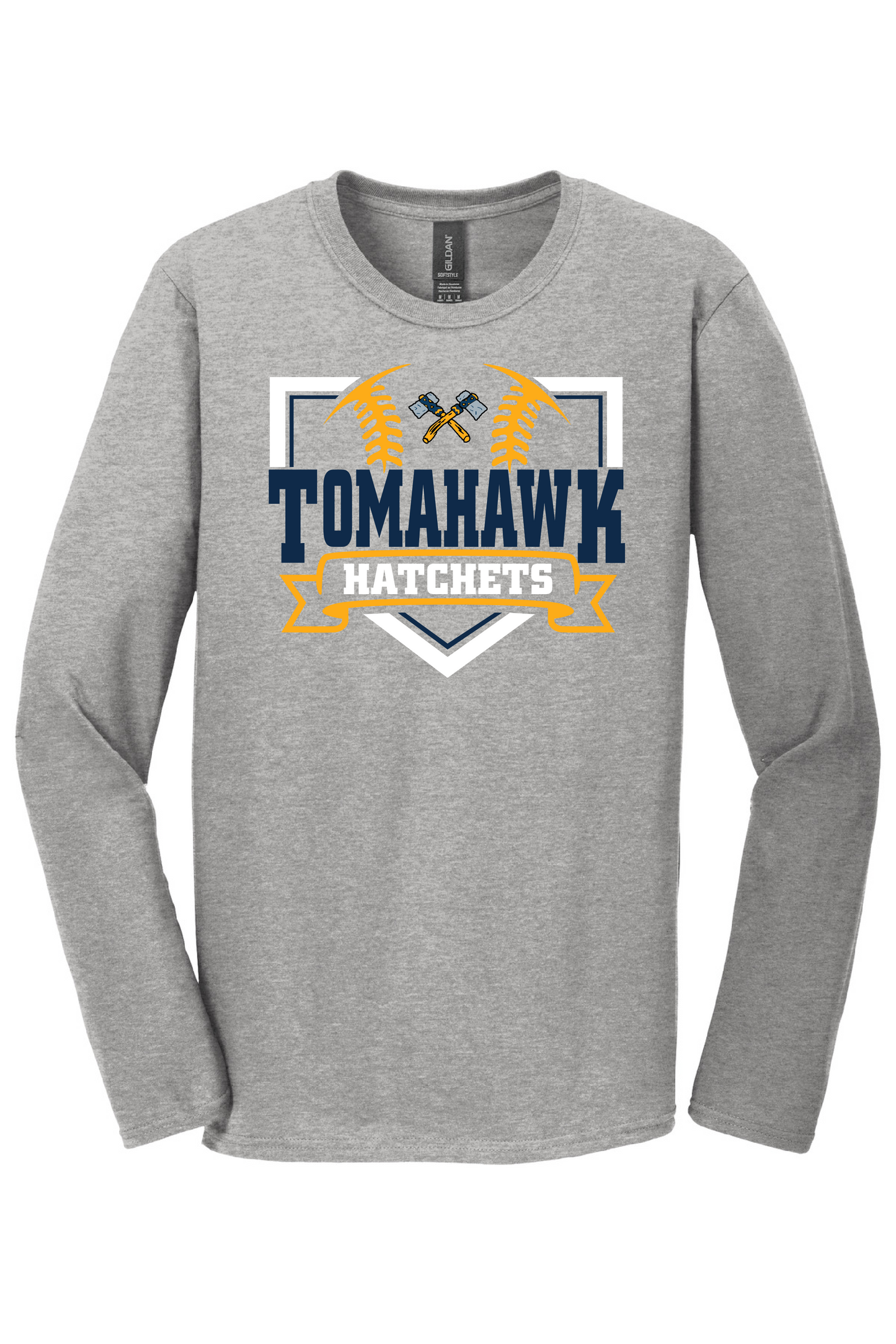 Tomahawk Baseball Youth Long Sleeve Tee