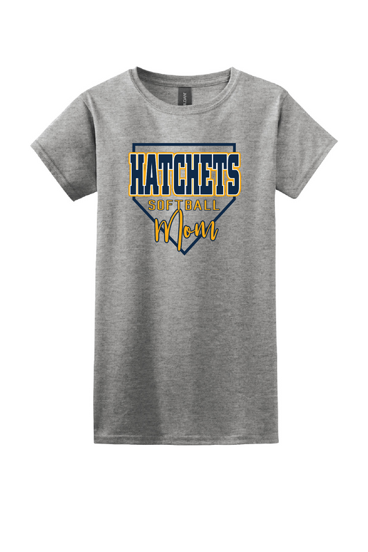 Tomahawk Softball Mom Ladies Tee