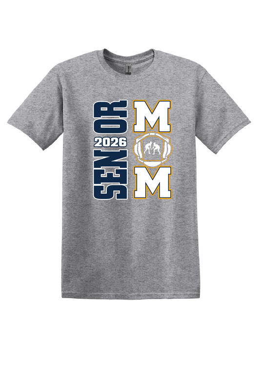 Girls Wrestling Senior Mom Tee