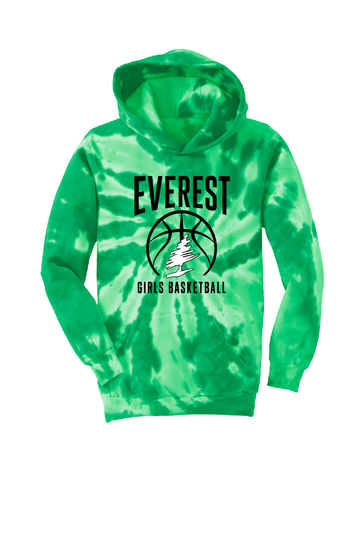 Unisex Everest Basketball Tie Dye Hoodie