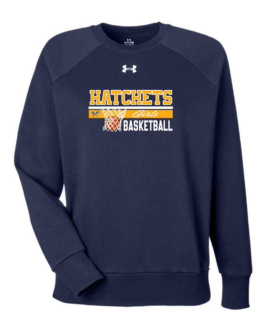 Girls Basketball Ladies UA Crewneck