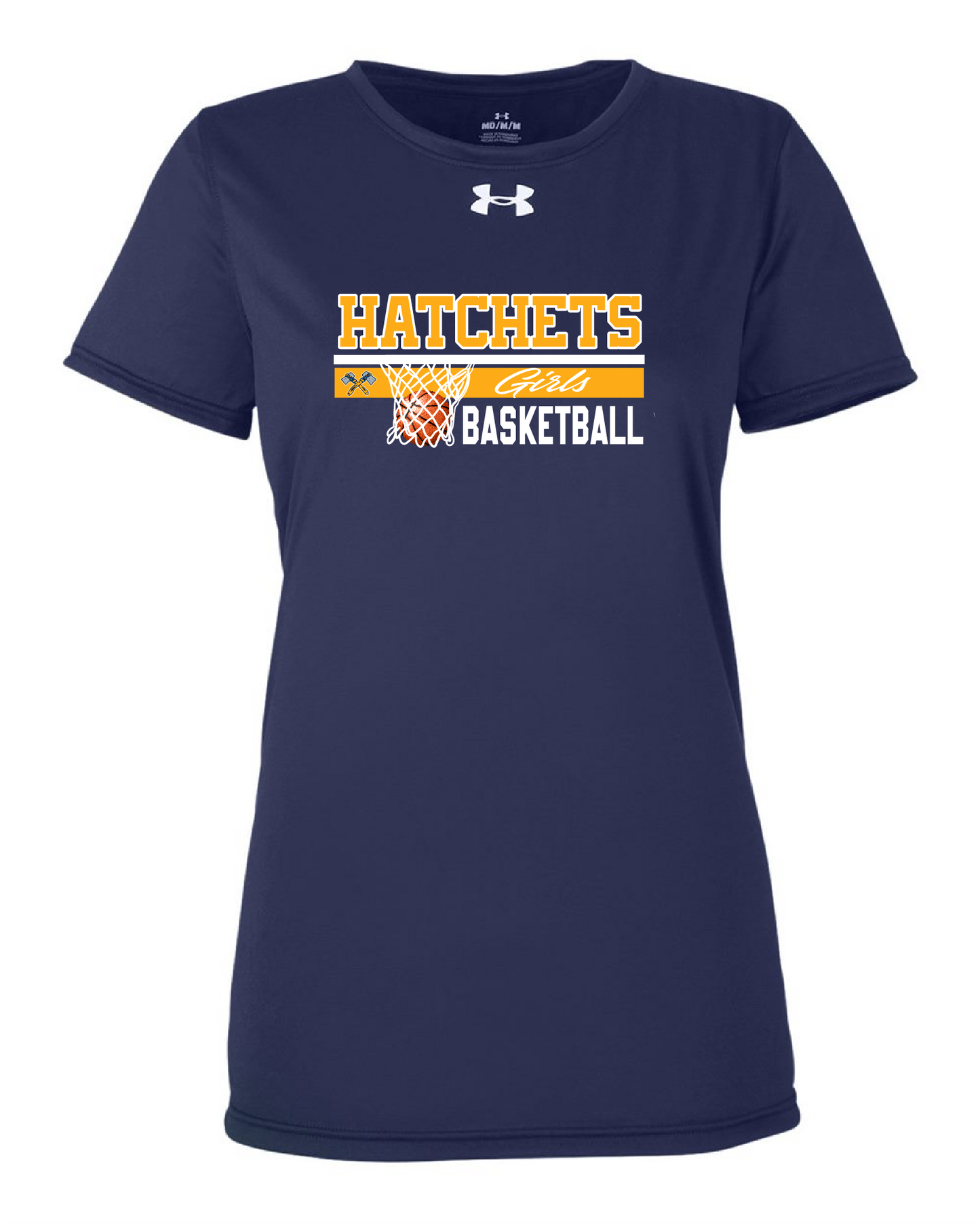 Girls Basketball Ladies UA Short Sleeve Tee