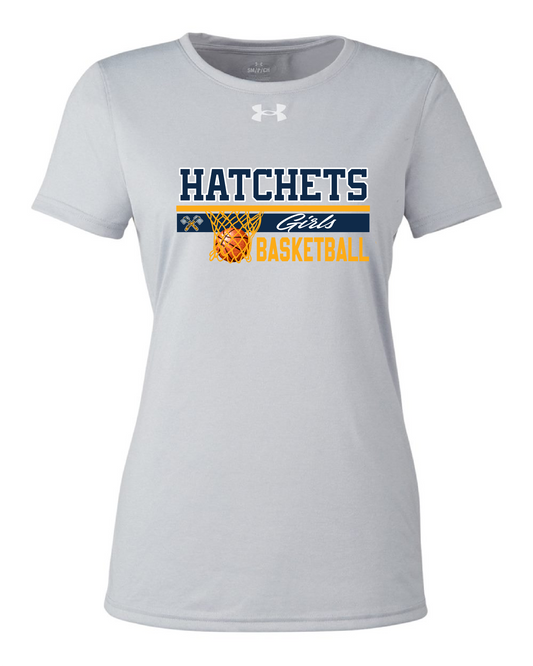 Girls Basketball Ladies UA Short Sleeve Tee