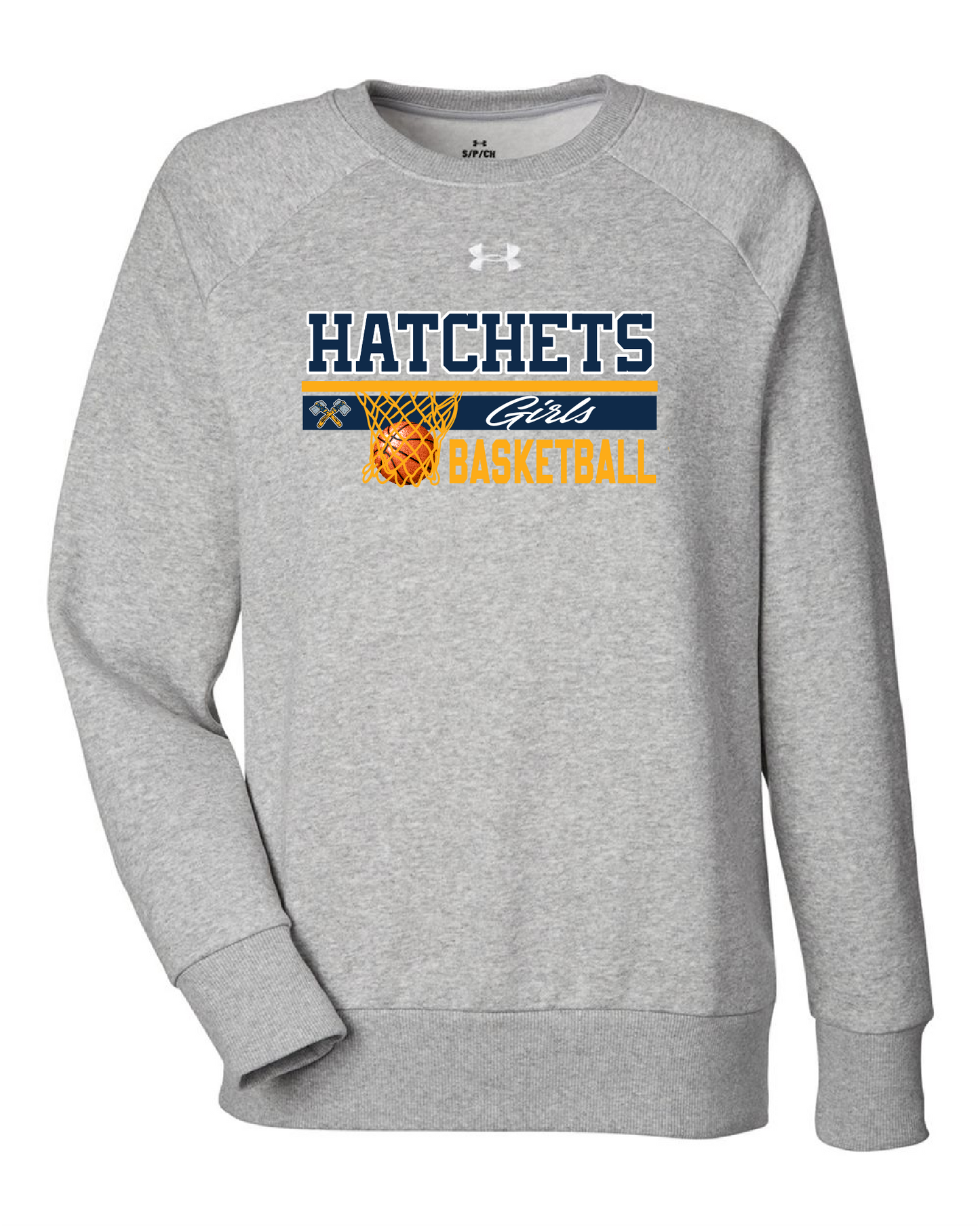 Girls Basketball Ladies UA Crewneck