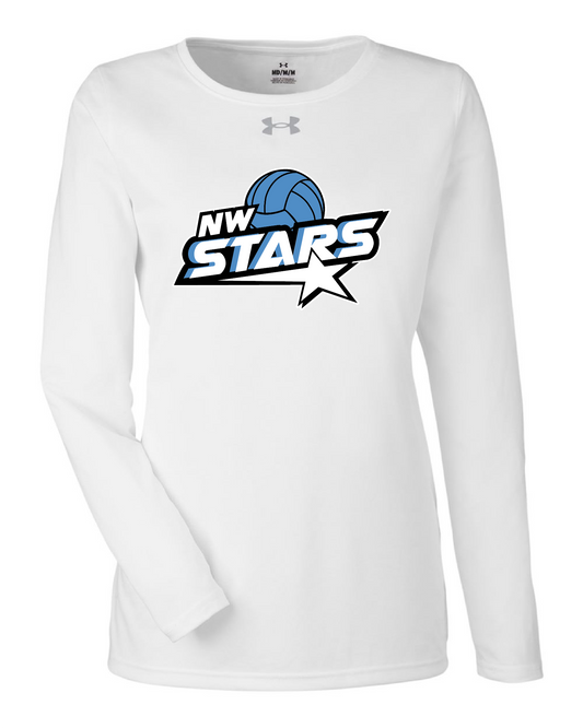 Ladies NW Stars UA Long Sleeve Tee