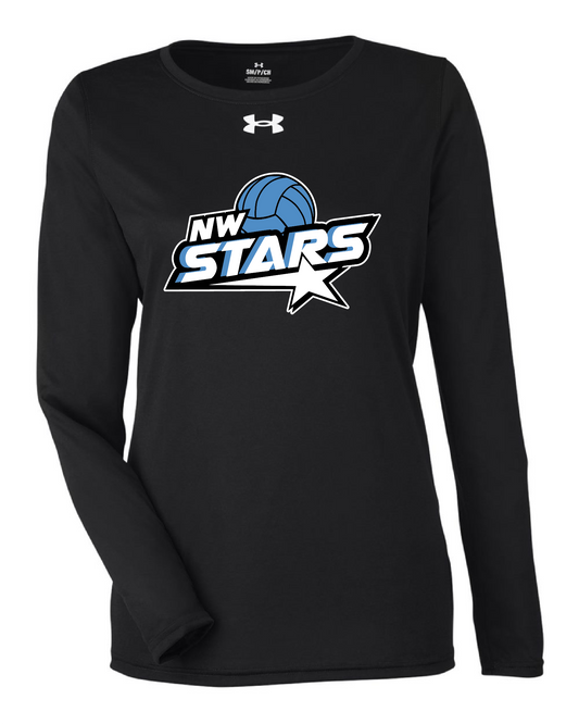 Ladies NW Stars UA Long Sleeve Tee