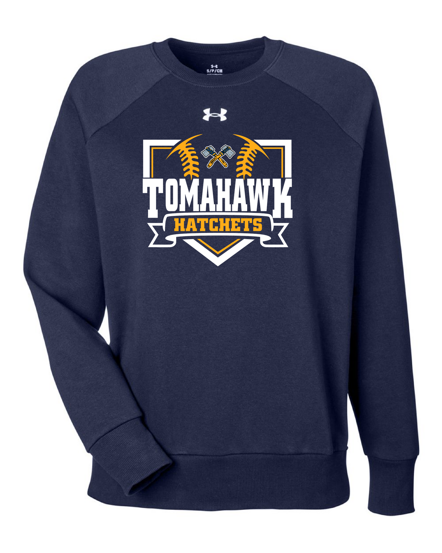 Tomahawk Baseball l Ladies UA Crewneck