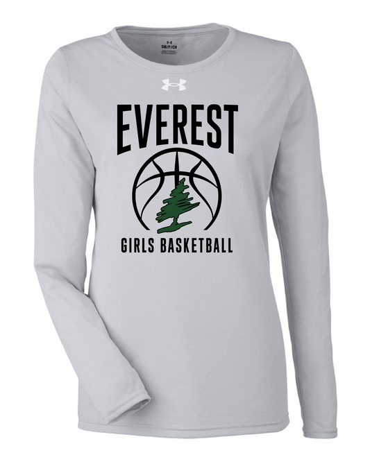 Ladies Everest Basketball UA Long Sleeve Tee