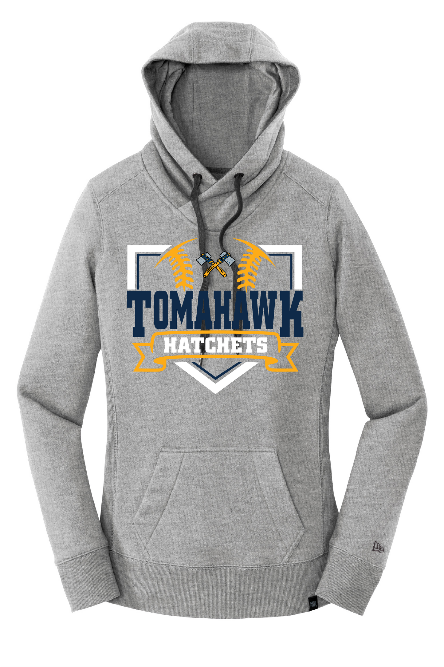 Tomahawk Baseball Ladies Hoodie