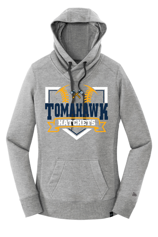 Tomahawk Baseball Ladies Hoodie