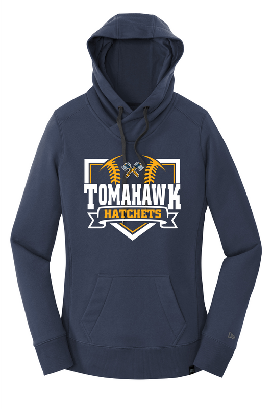 Tomahawk Baseball Ladies Hoodie
