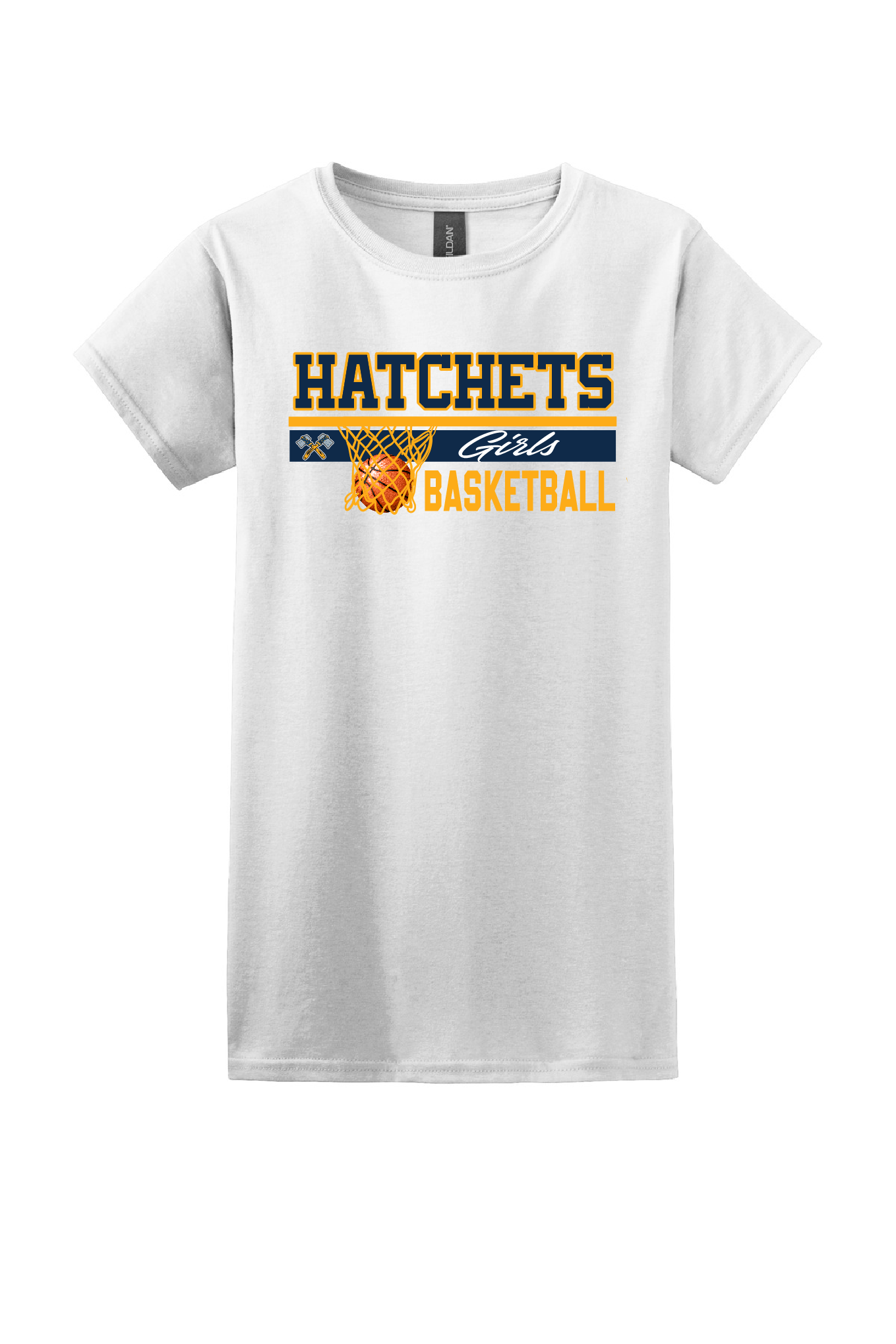 Girls Basketball Ladies Short Sleeve Tee
