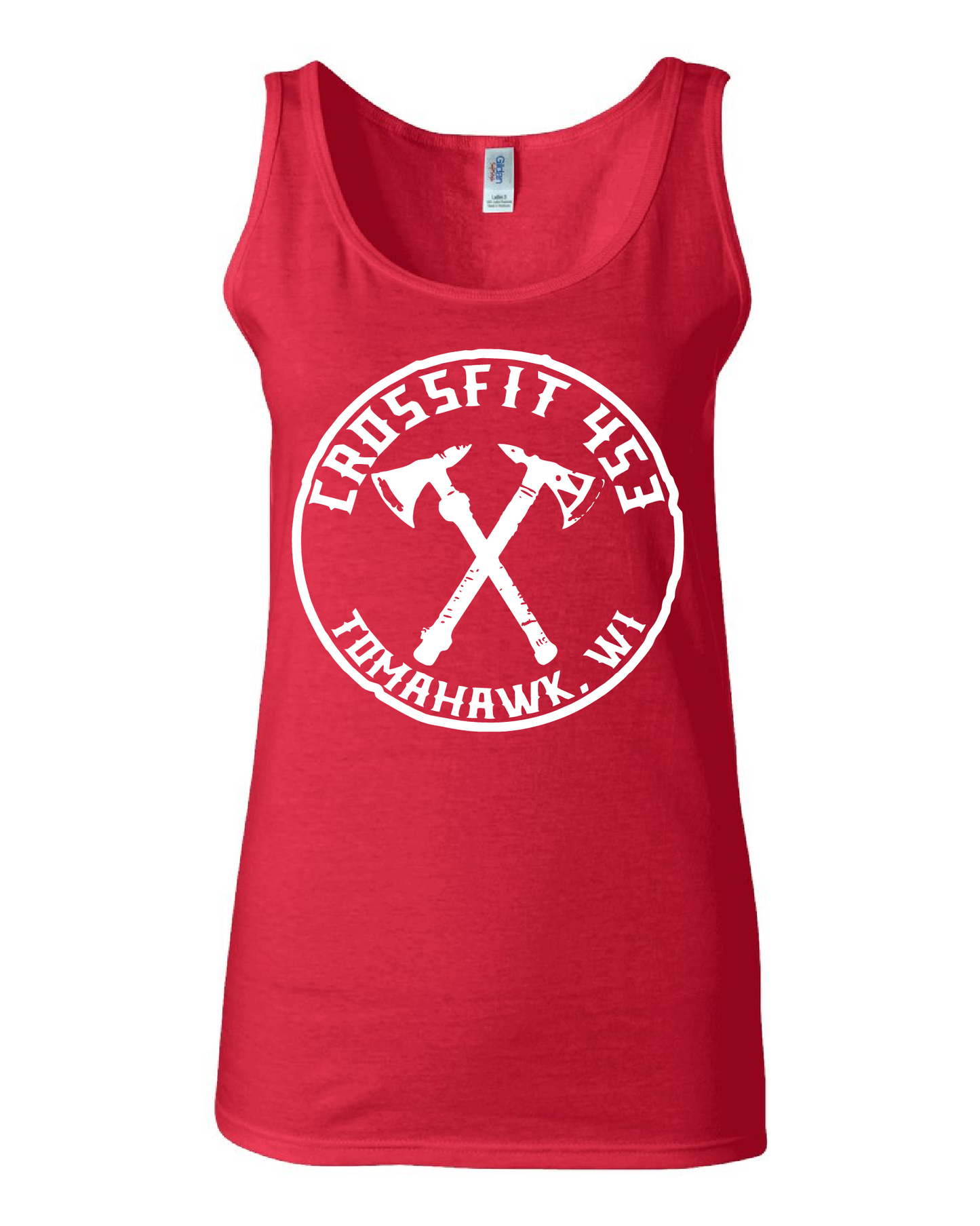 Womens Red CROSSFIT 453 tank