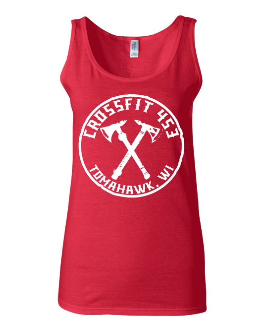Womens Red CROSSFIT 453 tank