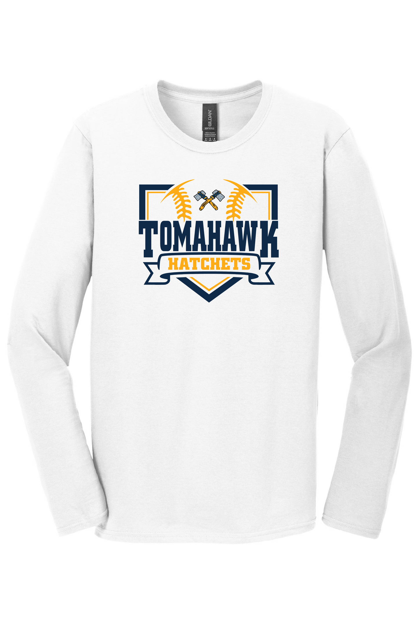 Tomahawk Baseball Unisex Long Sleeve Tee