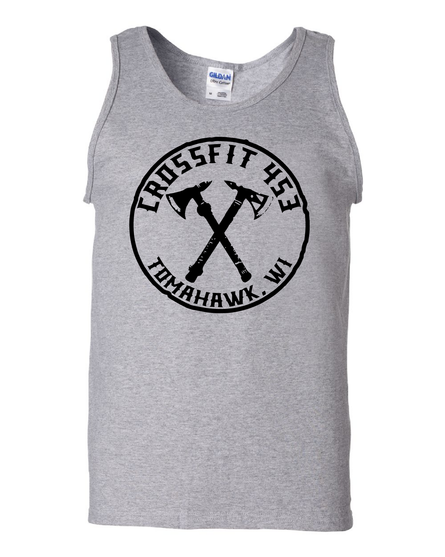 Womens Gray CROSSFIT 453 tank