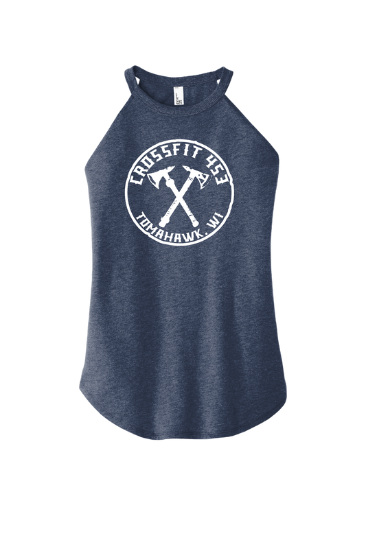 Womens Navy Rocker Tank