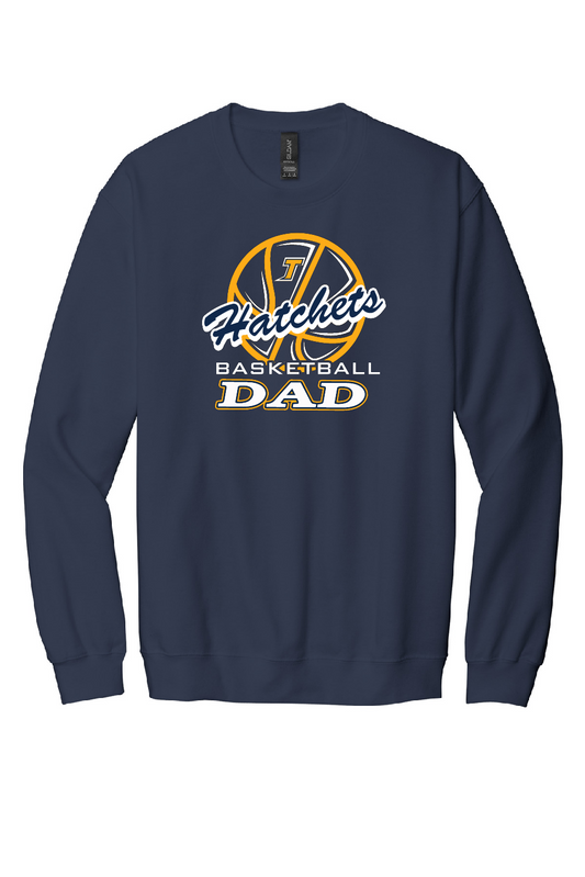 Hatchets Basketball Dad Crewneck