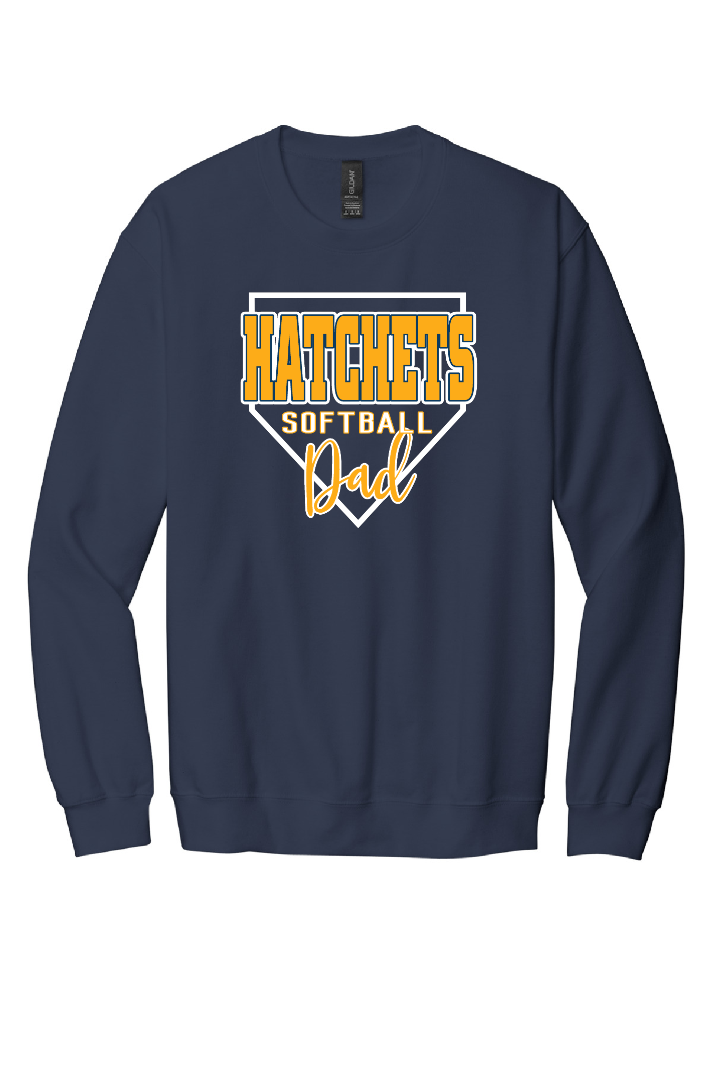 Tomahawk Softball Dad Crewneck