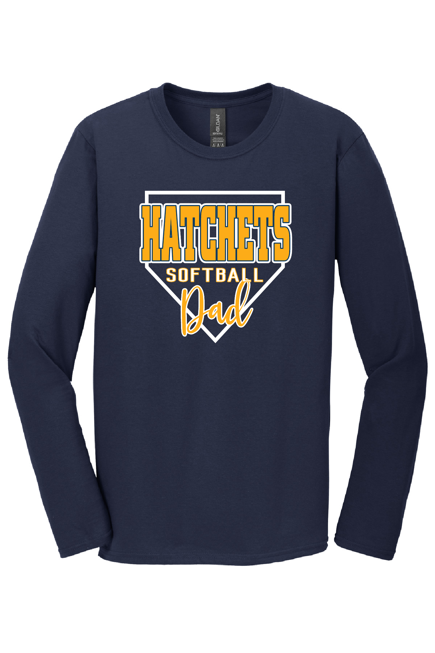Tomahawk Softball Dad Long Sleeve