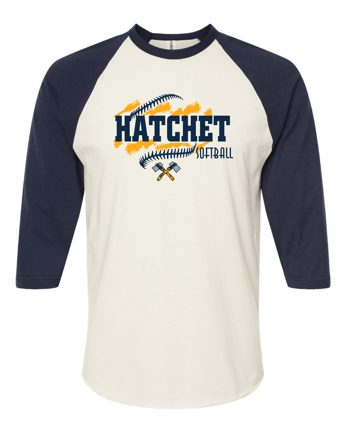 THS Softball Unisex Raglan T Shirt