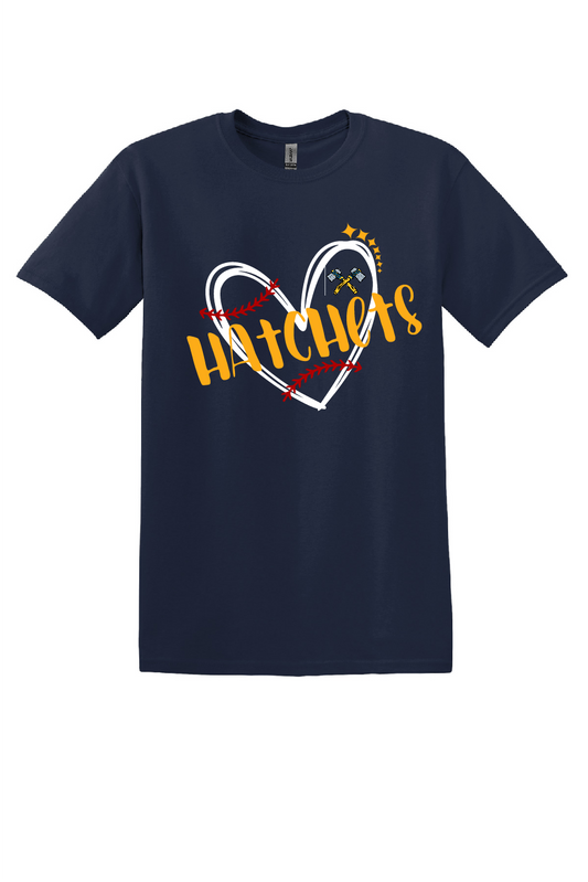 Baseball Heart Tee