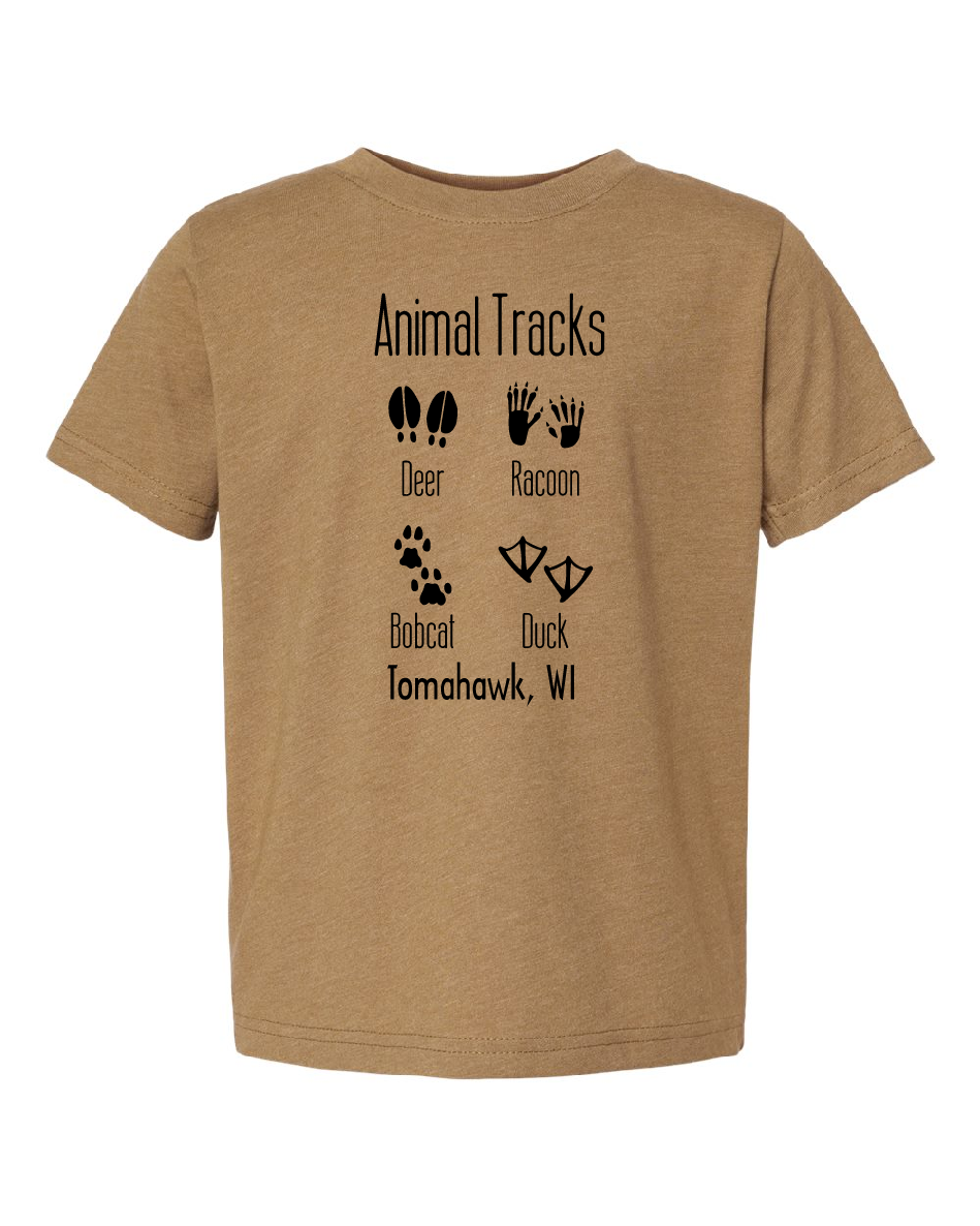 Animal Tracks Toddler T Shirt