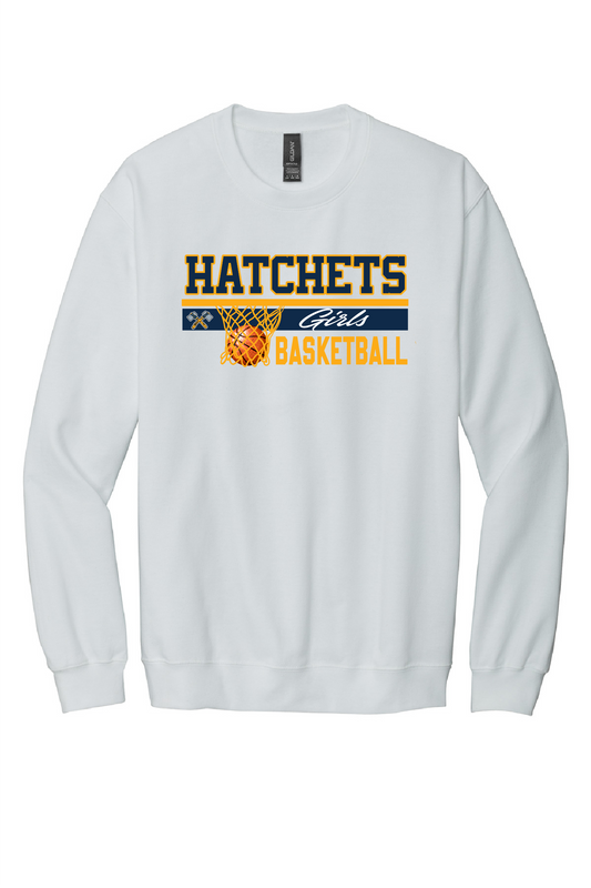 Girls Basketball Youth Crewneck