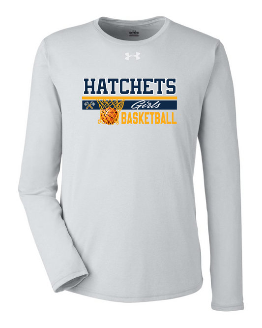 Unisex Girls Basketball UA Long Sleeve Tee