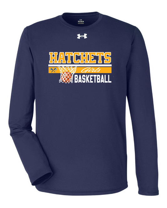 Unisex Girls Basketball UA Long Sleeve Tee