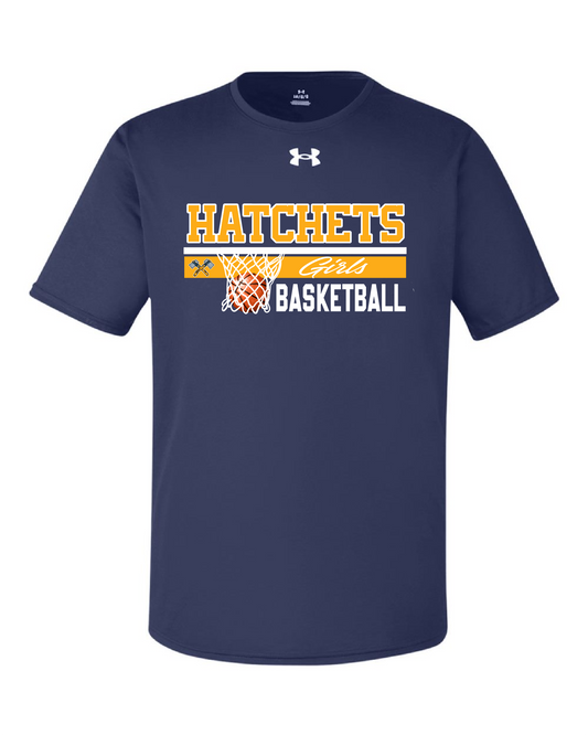 Unisex Girls Basketball UA Short Sleeve Tee
