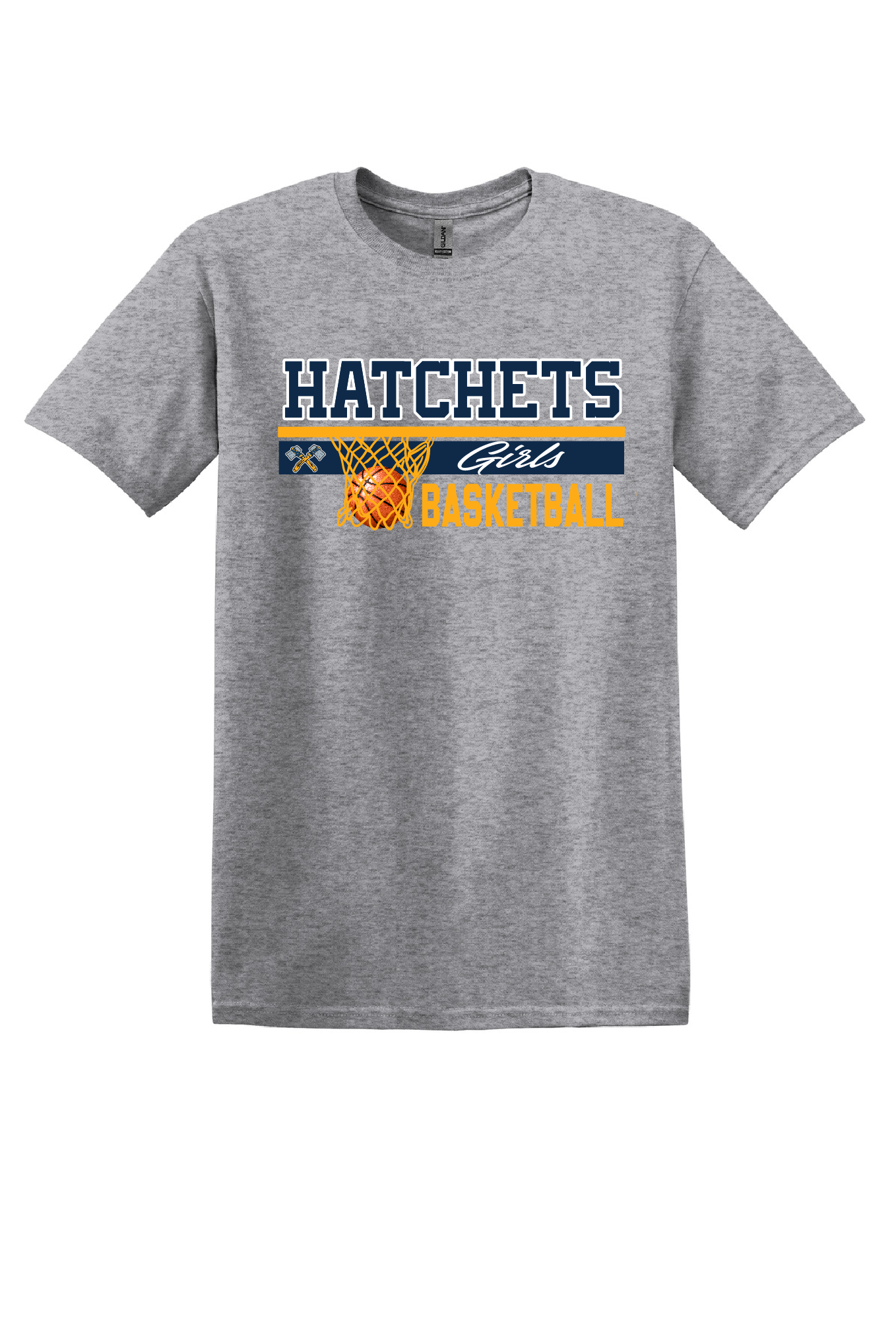 Unisex Girls Basketball Short Sleeve Tee