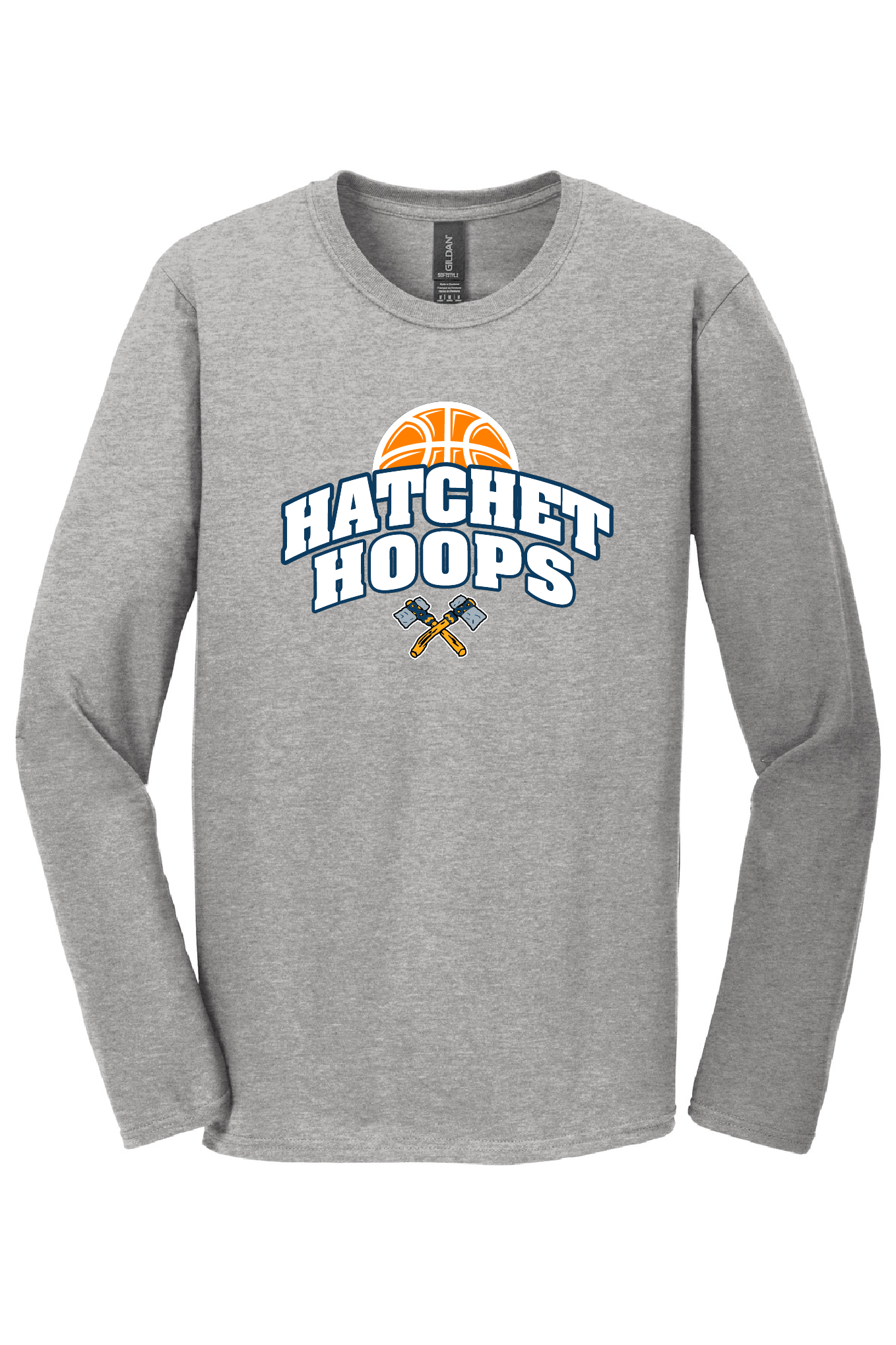 Unisex Hatchet Hoops Long Sleeve Tee