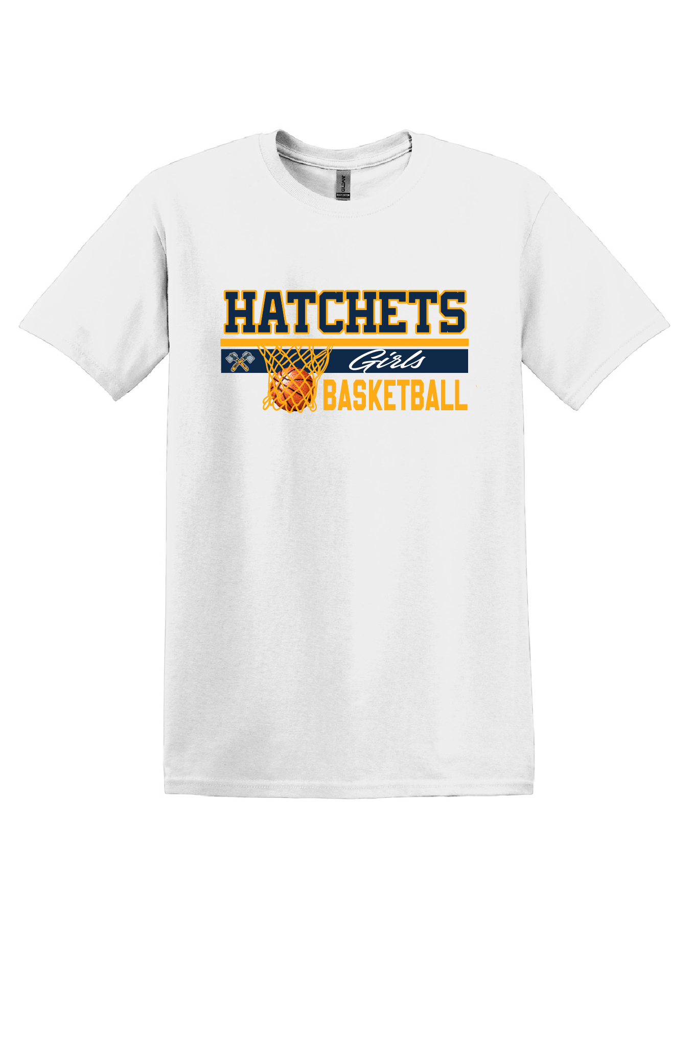 Unisex Girls Basketball Short Sleeve Tee