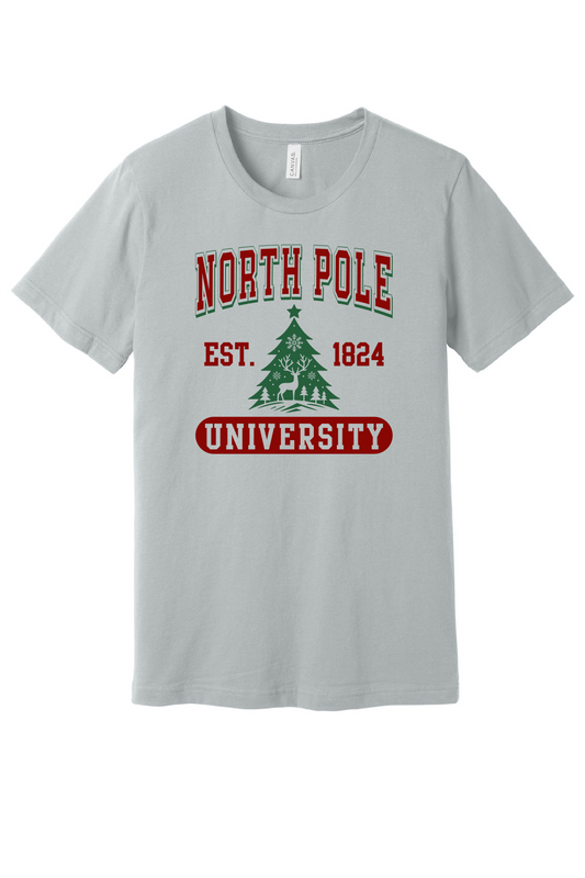 North Pole University T Shirt
