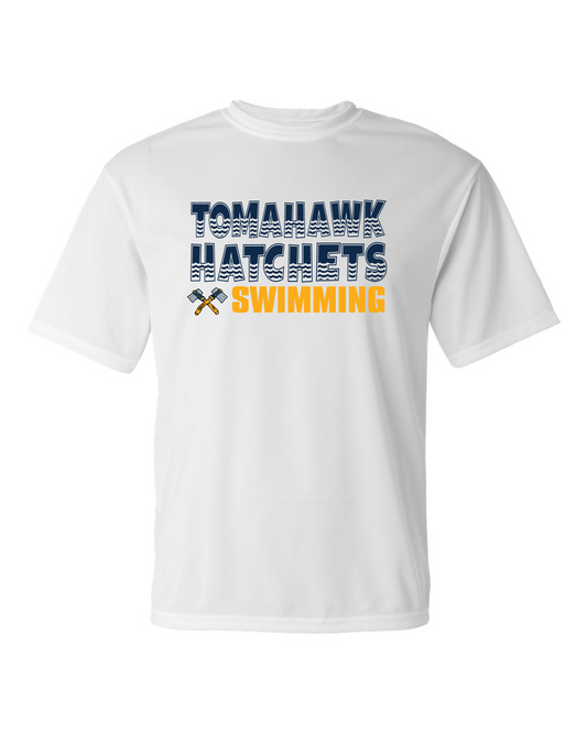 Unisex Performance Swim Short Sleeve Tee