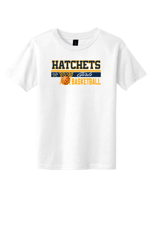 Girls Basketball Youth Short Sleeve Tee